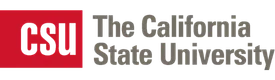 CSU logo CA